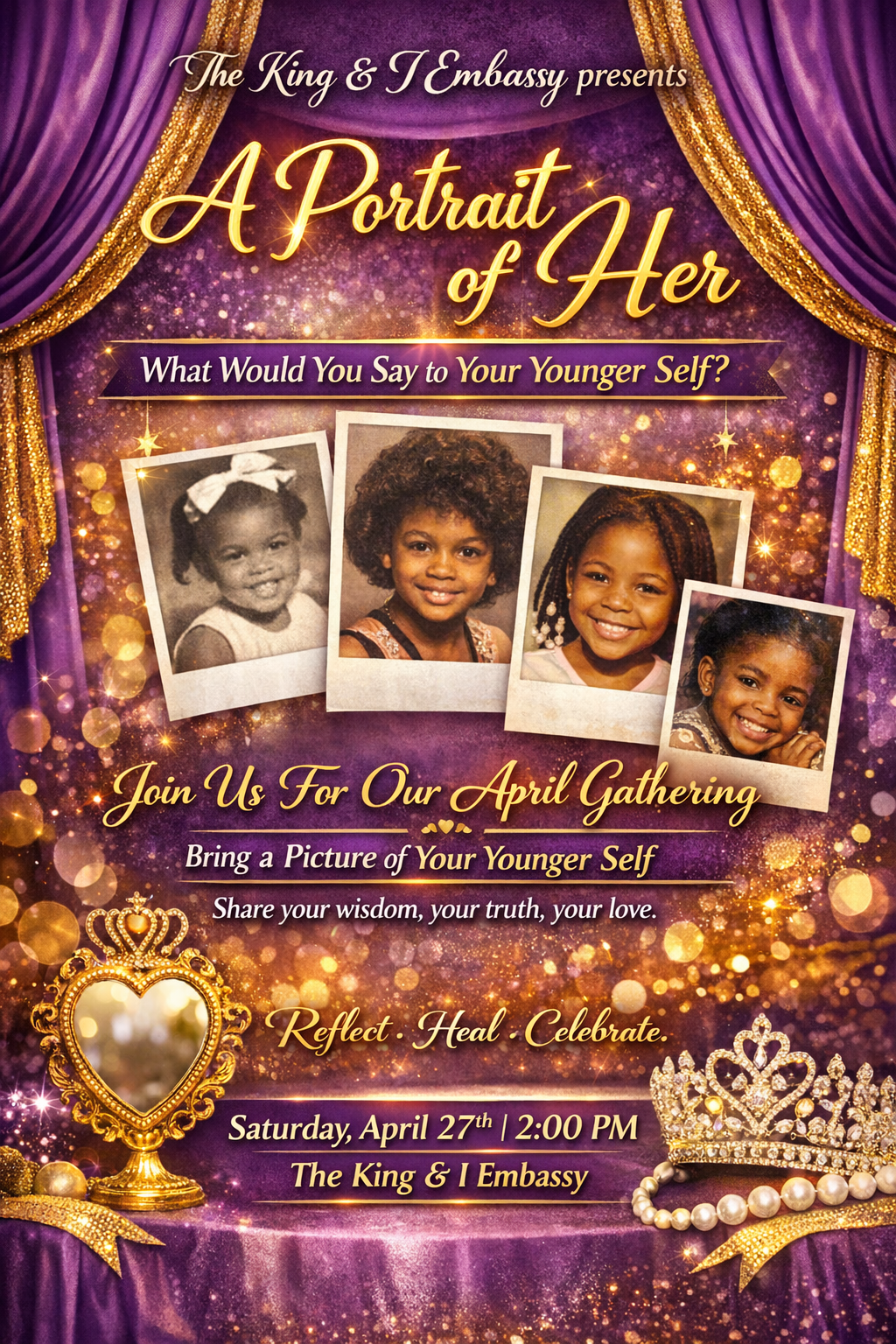 A Portrait of Her — April 27 gathering